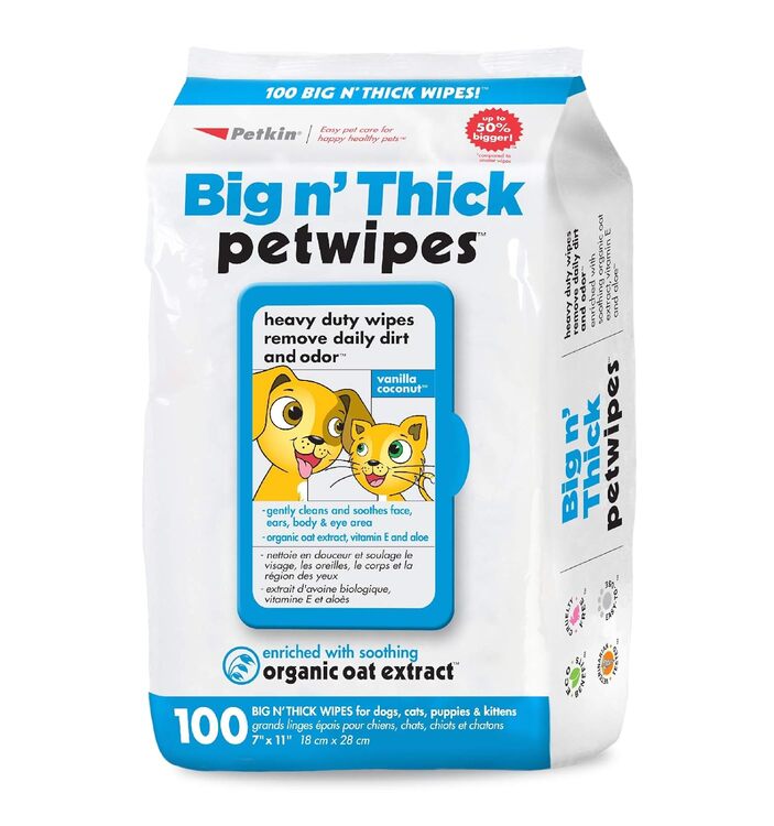 Petkin Thick Pet Wipes Petkin Thick Pet Wipes